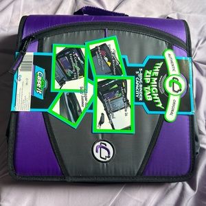 Authentic Case It The Mighty Zip Tab 3-Ring Binder